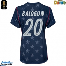 Forente stater Folarin Balogun #20 Bortedrakt Dame EM 2024 Kortermet